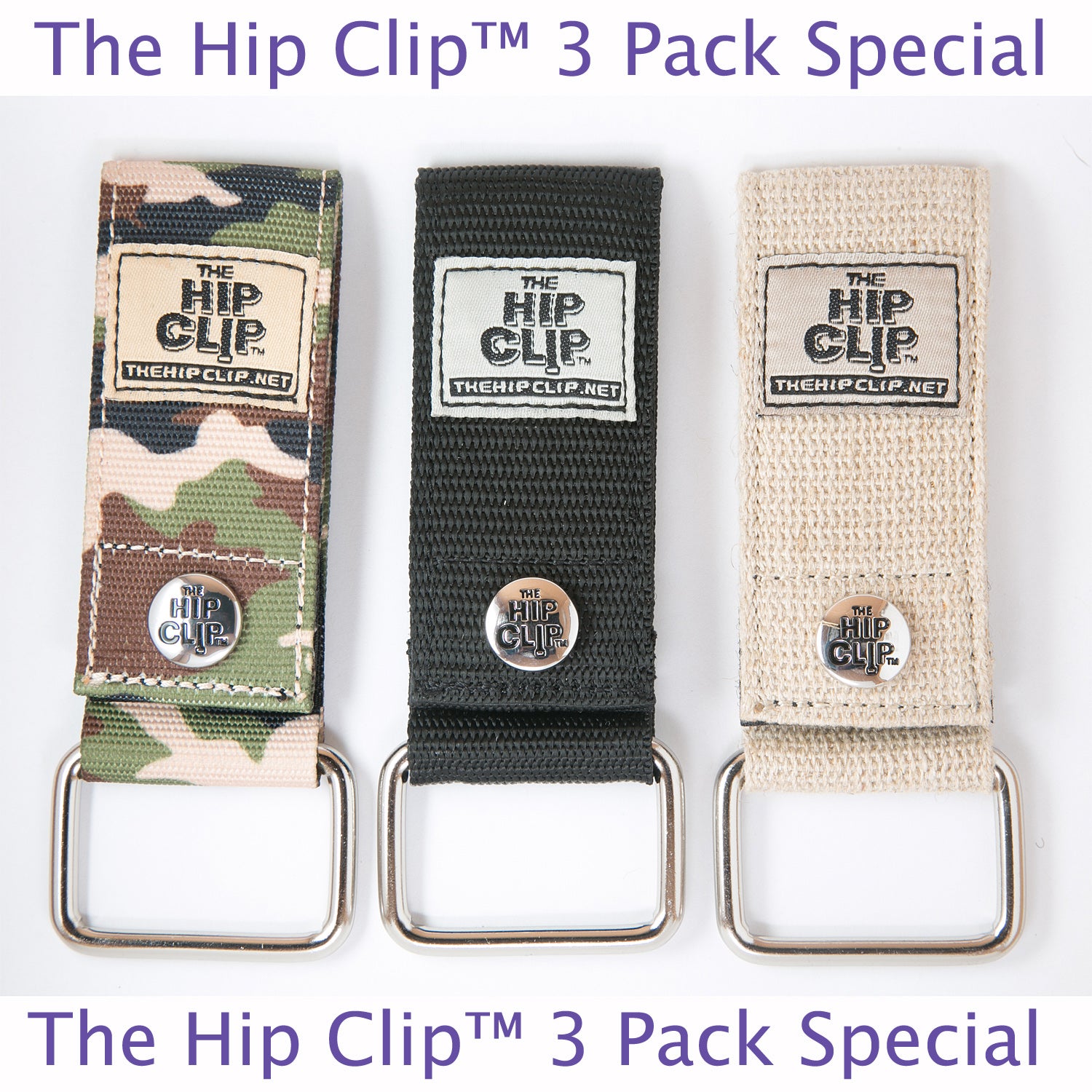 3 PACK   THE HIP CLIP™